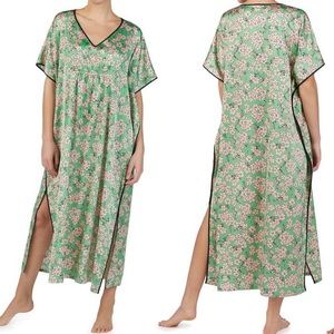 Kate Spade floral statin caftan